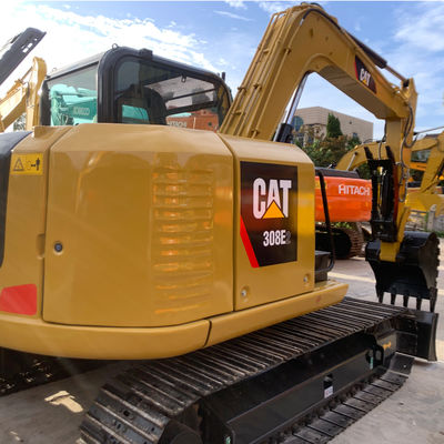 Máy đào bằng tay màu vàng mạnh mẽ thủy lực sử dụng CAT Excavator Crawler loại 2 CAT308D