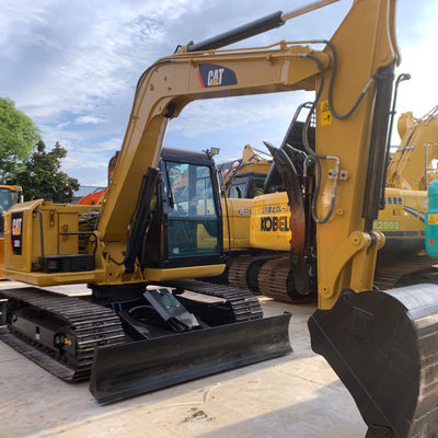 Máy đào bằng tay màu vàng mạnh mẽ thủy lực sử dụng CAT Excavator Crawler loại 2 CAT308D