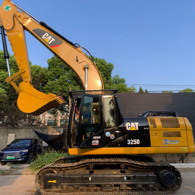 Nông nghiệp sử dụng CAT Excavator tay thứ hai Backhoe Excavator CAT325D Màu vàng