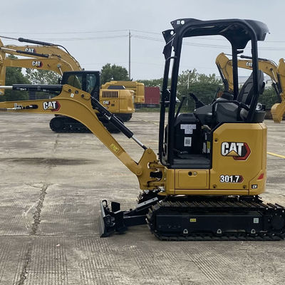 16.1kW Sử dụng CAT Excavator Mini Diggers Cat301.7 tay hai Hoạt động trơn tru