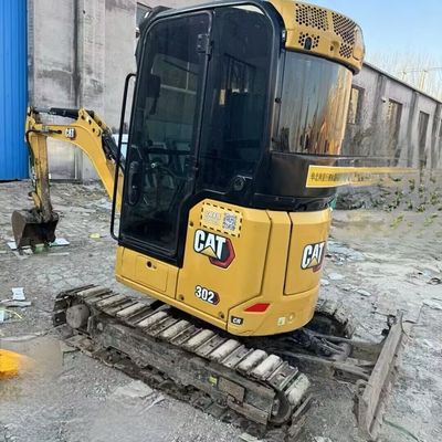 Chế độ xử lý vật liệu Máy đào mini cũ Máy đào đất Cat302 Máy di chuyển đất
