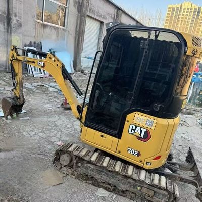 Chế độ xử lý vật liệu Máy đào mini cũ Máy đào đất Cat302 Máy di chuyển đất