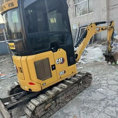 Chế độ xử lý vật liệu Máy đào mini cũ Máy đào đất Cat302 Máy di chuyển đất