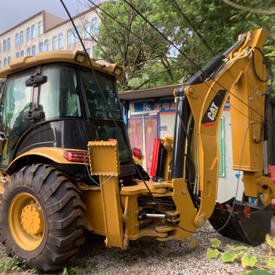 3283kg Load Loader được sử dụng 2nd Hand CAT 420F Backhoe Loader 76.1kW Cho xây dựng