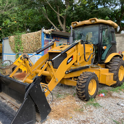 3283kg Load Loader được sử dụng 2nd Hand CAT 420F Backhoe Loader 76.1kW Cho xây dựng
