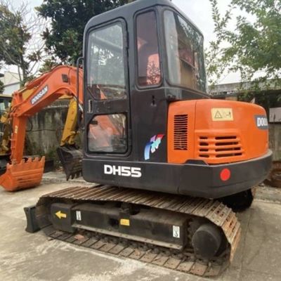 Đất nông nghiệp sử dụng Mini Excavator DOOSAN 55 Crawler Excavator Thiết bị xây dựng