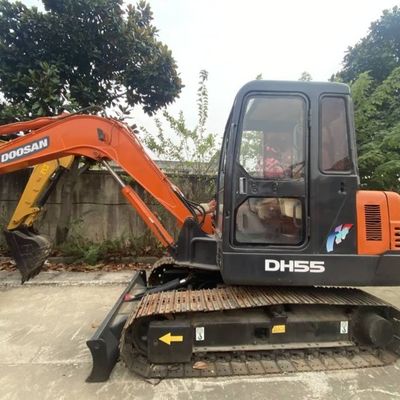 Đất nông nghiệp sử dụng Mini Excavator DOOSAN 55 Crawler Excavator Thiết bị xây dựng