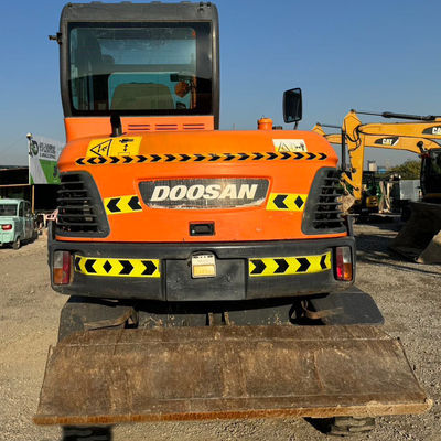 48KW sử dụng máy đào DOOSAN máy đào Doosan DX60W máy đào quạt thủy lực 5550 kg