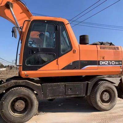 Doosan 210w-7 sử dụng bánh Excavator Digger 115kW cho ngành công nghiệp khai thác mỏ
