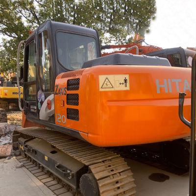 93 KW Cỗ máy đào cũ Hitachi Zx120 Cỗ máy đào loại Crawler tay hai