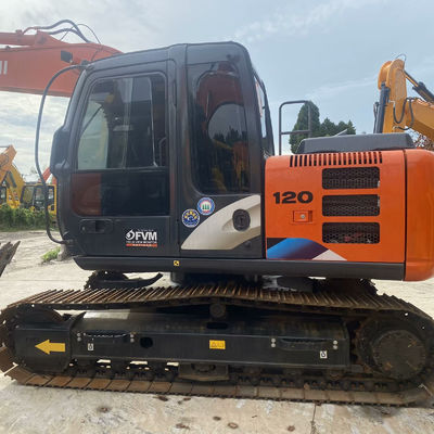 Hitachi ZX120 sử dụng máy đào loại Crawler Máy đào tay thứ hai 12 tấn