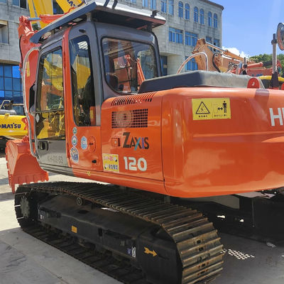 Hitachi ZX120 sử dụng máy đào loại Crawler Máy đào tay thứ hai 12 tấn