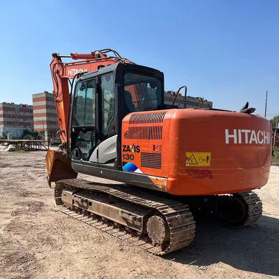 Hitachi Zx130 Cỗ máy đào cũ 69kw Thiết bị xây dựng Cỗ máy đào bò