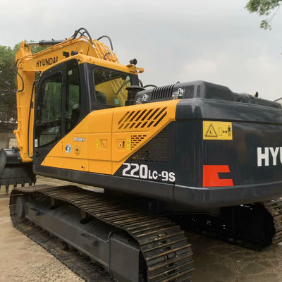 Được bảo trì tốt Hyundai Excavator sử dụng Hyundai 220lc-9s Thiết bị xây dựng 22400kg
