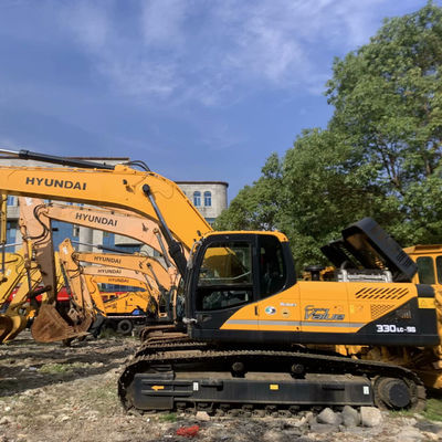 32200kg Xe khoan Hyundai sử dụng Chi phí nặng Xe khoan Hyundai 330LC-9S tay hai