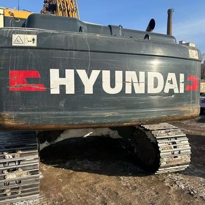 Màu vàng Hyundai 305 Digger Excavator sử dụng 198kw 1900rpm Máy xây dựng tay hai