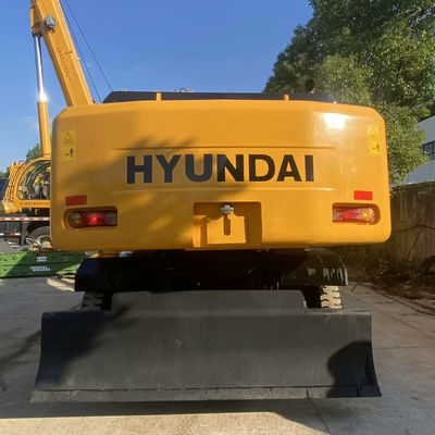 Máy đào Hyundai sử dụng 210w-7 Máy xây dựng với đường mòn chống chà xát