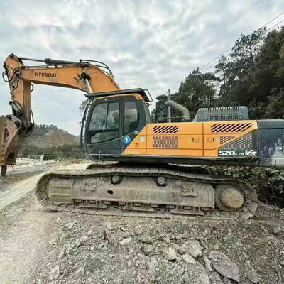 Xe đào Hyundai Crawler cũ Hyundai520-9 Old Digger 52170kg Với động cơ diesel