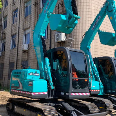7000 Kg máy đào thủy lực sử dụng Kobleco Sk75 41kw Digger cho xây dựng