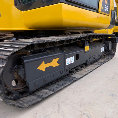 Crawler sử dụng Komatsu Excavator Pc56 2nd Hand Diggers hiệu quả hoạt động cao
