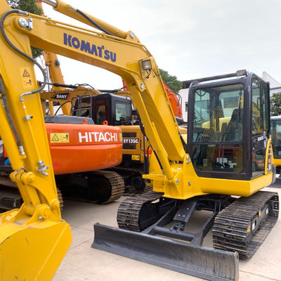 Crawler sử dụng Komatsu Excavator Pc56 2nd Hand Diggers hiệu quả hoạt động cao
