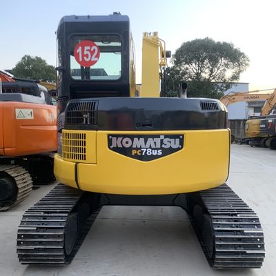 Máy đào Komatsu cũ Pc78 7,67 Tons Máy đào bò tay hai cho xây dựng