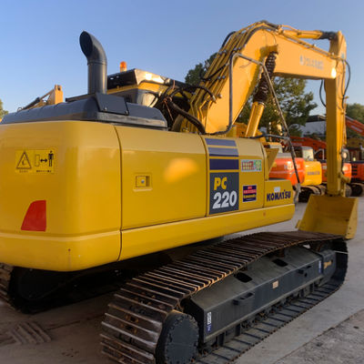 Cỗ máy đào tay thứ hai Komatsu Pc220 23100kg 1m3 Capacity Bucket