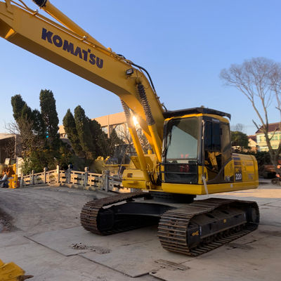 Cỗ máy đào tay thứ hai Komatsu Pc220 23100kg 1m3 Capacity Bucket