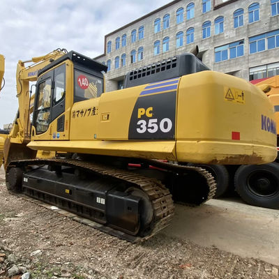 Màu vàng Komatsu PC350 Máy đào Komatsu sử dụng 32300kg Cho khai thác mỏ xây dựng