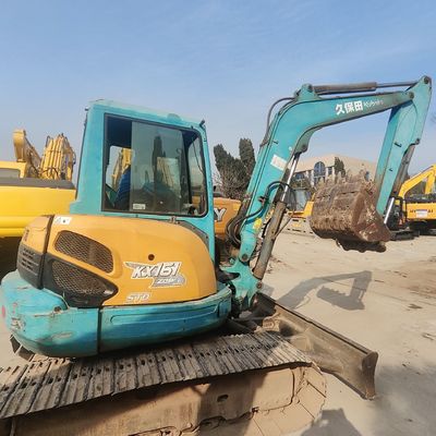 Kubota 161 Máy đào mini cũ 32.7kW Thiết bị di chuyển đất cũ