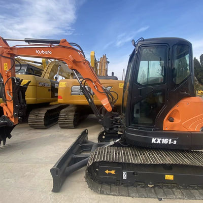 Máy đào xây dựng mini Kubota 161-3 5675kg cho kỹ thuật xây dựng