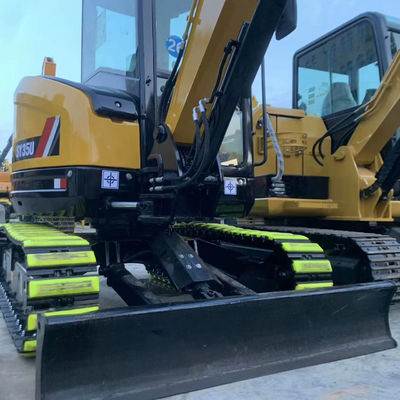 Đất di chuyển được sử dụng SANY 35U Excavator Digger nước làm mát Màu vàng