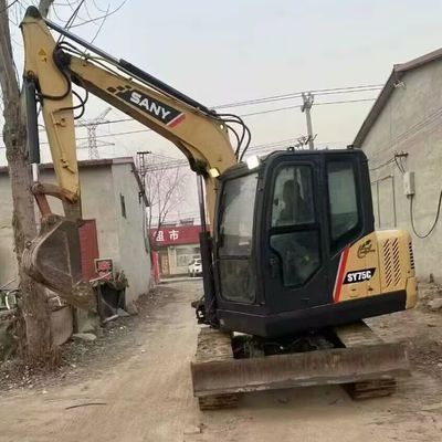 2200rpm Máy đào mini Digeer SANY 75C cũ 7280kg