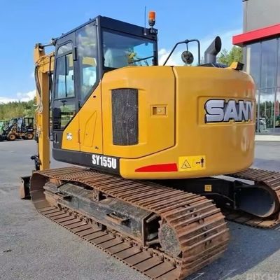 Mini thủy lực sử dụng máy đào Sany SANY155U Old Construction Digger