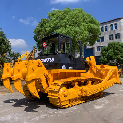 SHANTUI SD22 sử dụng thủy lực Crawler Bulldozer 23400kg Cho xây dựng