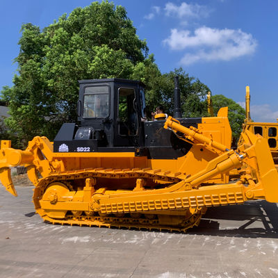 SHANTUI SD22 sử dụng thủy lực Crawler Bulldozer 23400kg Cho xây dựng