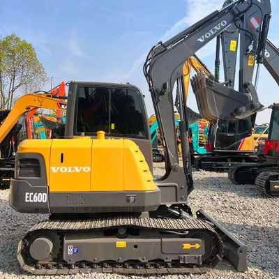 5790kg Máy đào Volvo cũ VOLVO EC60 Máy di chuyển đất 0,3 mét khối