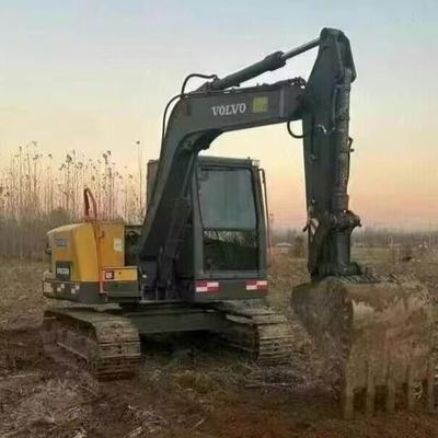 Volvo 80D sử dụng Mini Excavator Digger 42kw 2100rpm Cho xây dựng đường bộ
