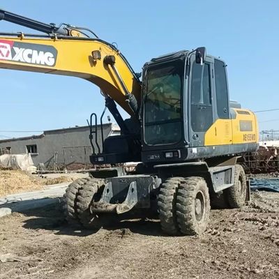 Công suất nặng 93kW Xe đào bánh xe cũ XCMG150 Xe đào bò