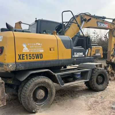 Công suất nặng 93kW Xe đào bánh xe cũ XCMG150 Xe đào bò