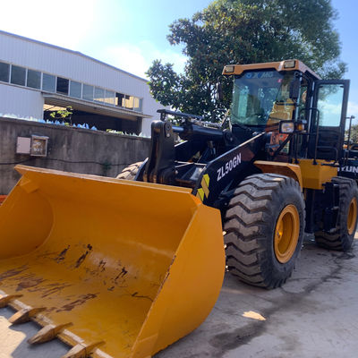 5 tấn Xcmg ZL50GN Máy tải phía trước cũ Máy máy nặng để vận chuyển gạch