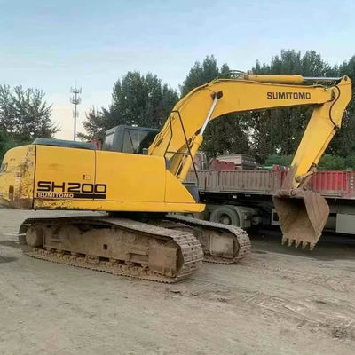 SUMITOMO SH200 Cỗ máy khai quật bộ lướt 103kW Thiết bị khai quật tiêu thụ thấp