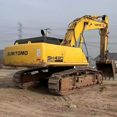 Thiết bị xây dựng đã qua sử dụng Máy đào lớn SUMITOMO SH480 để xử lý vật liệu