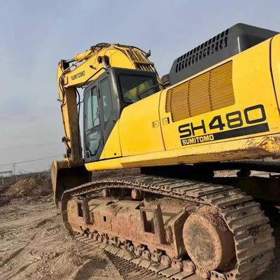 Thiết bị xây dựng đã qua sử dụng Máy đào lớn SUMITOMO SH480 để xử lý vật liệu
